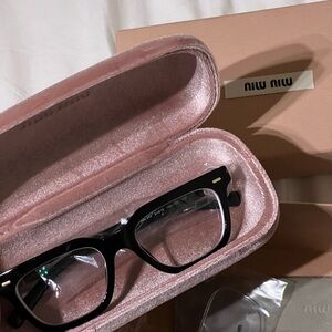 Miu Miu Black Eyeglasses